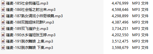 【激情骚麦/8部合一】【MP3版】【中文】【185-192】