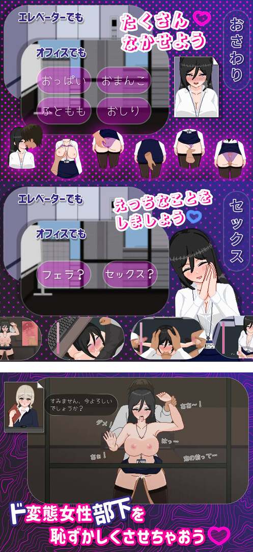 【PC/SLG/露出/像素/动态】本月最优秀的员工是个超淫乱的女性【共622M】【AI内嵌汉化】-第2张图片-萌站