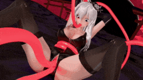 【巨乳 黑丝 触手 捆绑 口交 三洞齐入 爆操 爆射 中出】新作-203.Tentacle×Haku-第2张图片-萌站