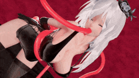 【巨乳 黑丝 触手 捆绑 口交 三洞齐入 爆操 爆射 中出】新作-203.Tentacle×Haku-第5张图片-萌站