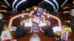 【MMD/yerrrg/纯啪】4月12日新作：鸣潮 魅魔赞妮成了赌场的玩具-第6张图片-萌站