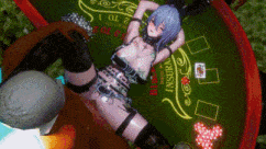 【MMD/yerrrg/纯啪】4月12日新作：鸣潮 魅魔赞妮成了赌场的玩具-第9张图片-萌站