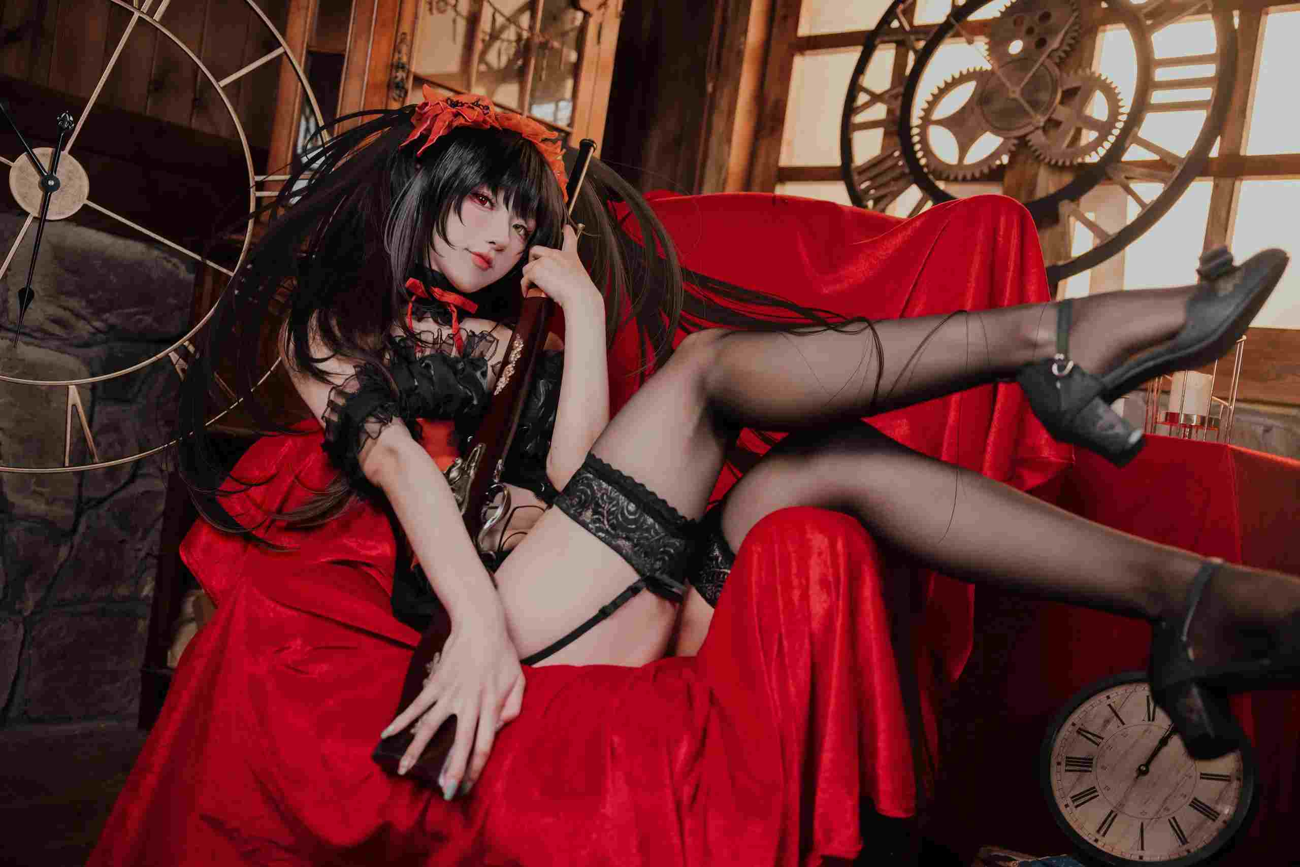 阿包也是兔娘 时崎狂三COS 36P-第2张图片-萌站