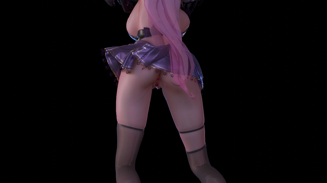【3d步兵】崩坏三 爱莉希雅 巨乳 黑丝-第4张图片-萌站
