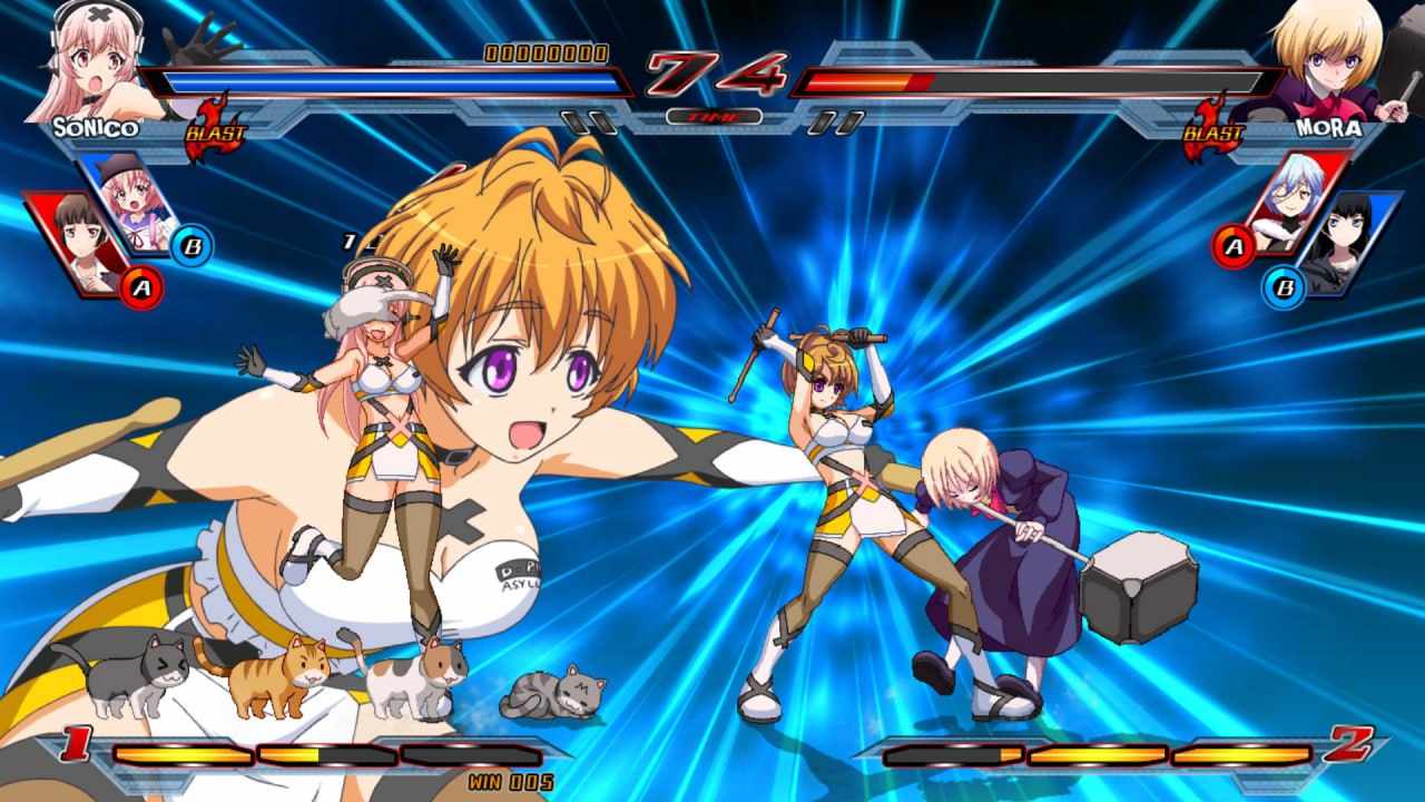   Nitro + 爆裂：女主角大乱斗