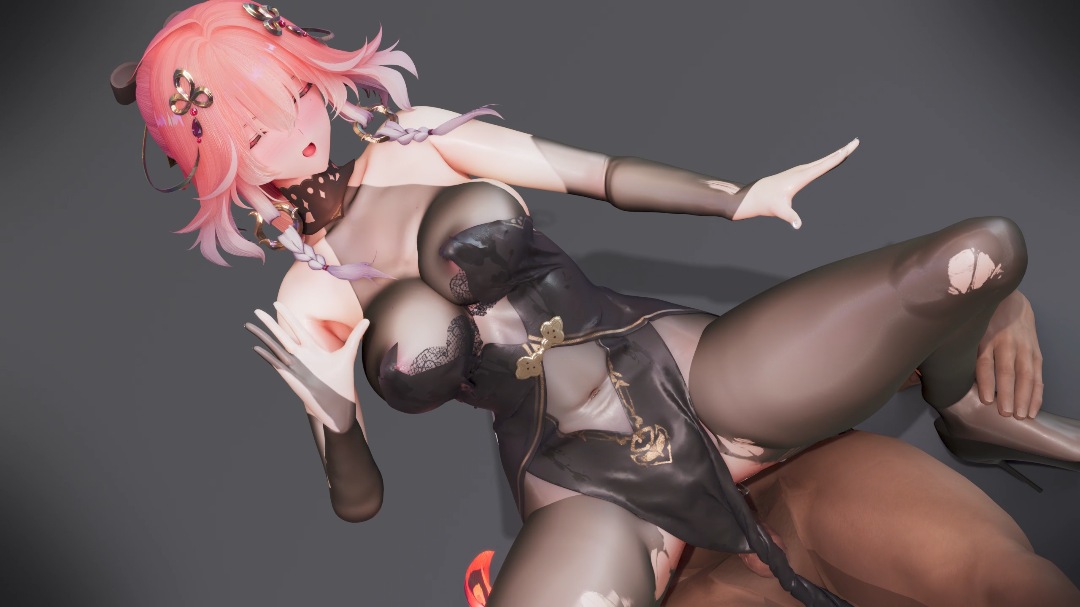 【3d步兵】鸣潮 长离【巨乳 中出 骑乘 口交 群交】