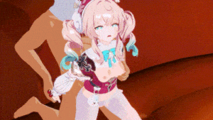 【MMD/煌めく星/纯啪】4月13日新作：星铁 白丝裤袜风堇群P