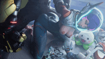 [3D动画/CV] Nagoonimation 4月新作：Juno and Doomfist 娇嫩少女黑色巨根后入爆肏-第2张图片-萌站