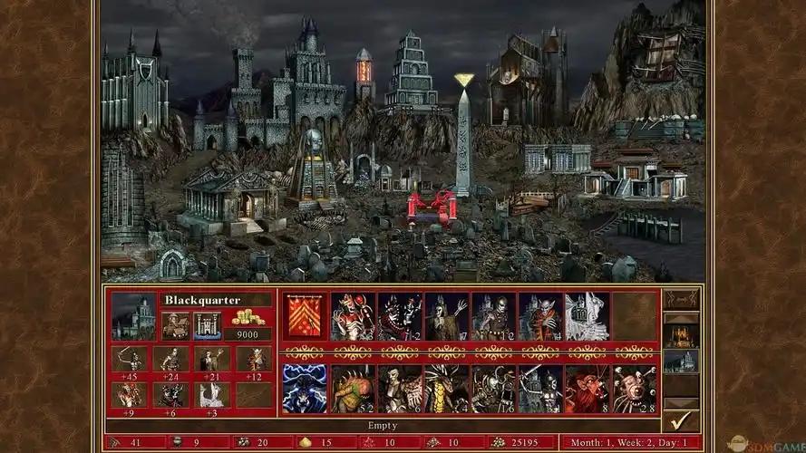 经典回合战棋游戏（英雄无敌Ⅲ）中文版。663MB（全战役通关存档）