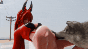 【巨乳 舔穴 口交 狗交 后入 爆操 爆射 中出】新作-[Sharlean Tails] Red Knot 4K