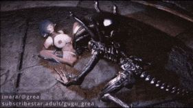 【巨乳 黑丝 虫交 舔穴 后入 爆操 爆射 喷潮 中出】新作-【skyrim】簡x异形 Jane Doe x Xenomorph