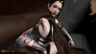  [3D极品/动态/VAM] raidenei：酒玖师叔 白皙马尾高挑御姐惨遭黑人锁喉爆肏-第5张图片-萌站