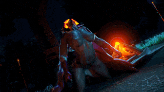 [3D动画/CV] Elasid 4月新作：Dragoness's Fiery Feast + Bonus 性感龙娘强制榨精-第2张图片-萌站