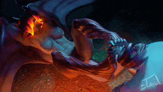 [3D动画/CV] Elasid 4月新作：Dragoness's Fiery Feast + Bonus 性感龙娘强制榨精-第5张图片-萌站