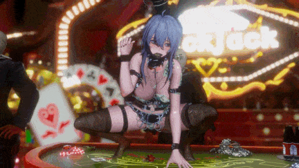 【动画/中出/后入/爆操/口交】【MMD中文步兵】yerrrg 4月11作品：鸣潮 魅魔赞妮成了赌场的玩具 [1V]【300MCV】-第10张图片-萌站