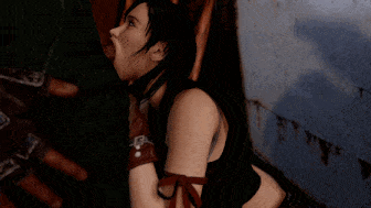 [3D/NTR/VAM] szyca：蒂法与巴雷特-暗巷里的偷情 性感女神黑色巨根爆肏中出-第2张图片-萌站