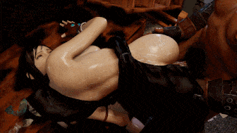 [3D/NTR/VAM] szyca：蒂法与巴雷特-暗巷里的偷情 性感女神黑色巨根爆肏中出-第3张图片-萌站