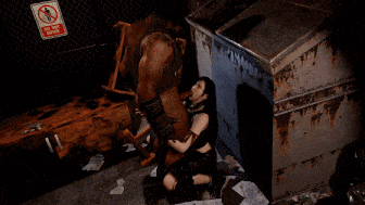 [3D/NTR/VAM] szyca：蒂法与巴雷特-暗巷里的偷情 性感女神黑色巨根爆肏中出-第4张图片-萌站