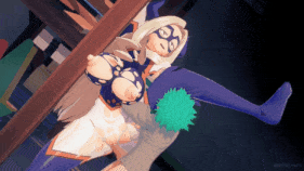 【巨乳 黑丝 白丝 骑乘 后入 乳摇 小马拉大车 爆操 爆射 喷潮 中出】新作-MHA Milfs Harem-第9张图片-萌站