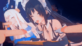 【巨乳 旗袍 黑丝 口交 手交 揉乳 骑乘 后入 爆操 爆射 喷潮 中出】新作-［幻塔定制］梅丽尔与安娜贝拉的涩情服务-第2张图片-萌站