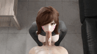 [3D动画/CV] Nuttycravat 3-4月新作：D.Va+阿狸 性感御姐娴熟口技吸茎侍奉-第2张图片-萌站