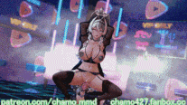 【3D/chamosan】4月19日新作：崩坏之维尔薇的搔首弄姿-第3张图片-萌站