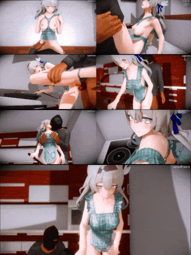 【3D/Ugepa】4月20日新作：崩坏之流萤的裸体围裙sex