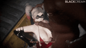 【4K/无修】【巨乳 口交 吞精 乳交 骑乘 后入 爆操 爆射 喷潮 中出】[BlackCream] Harley Quinn X BBC-第4张图片-萌站