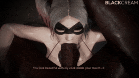 【4K/无修】【巨乳 口交 吞精 乳交 骑乘 后入 爆操 爆射 喷潮 中出】[BlackCream] Harley Quinn X BBC-第15张图片-萌站