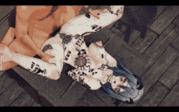 【巨乳 口交 吞精 手交 乳交 喷射 骑乘 后入 前后夹击 爆操 爆射 喷潮 中出】新作-【Honkai：Starrail】【QOS】被黑色欲火吞没的寒鸦------十王司判官的秘密♠私刑♠-第8张图片-萌站