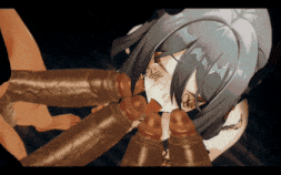 【巨乳 口交 吞精 手交 乳交 喷射 骑乘 后入 前后夹击 爆操 爆射 喷潮 中出】新作-【Honkai：Starrail】【QOS】被黑色欲火吞没的寒鸦------十王司判官的秘密♠私刑♠-第26张图片-萌站