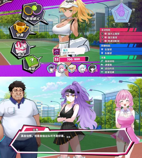  [网球SLG/动态/新作/PC] 网球天使: Tennis Angels EX 官中步兵版 [1+1.2G][百度盘]-第2张图片-萌站