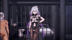 【巨乳 黑丝 口交 乳交  骑乘 后入 前后夹击 爆操 爆射 喷潮 中出】新作-[Sex&Dance] 遐蝶 (Castorice) 🩷 Nice Body-第11张图片-萌站