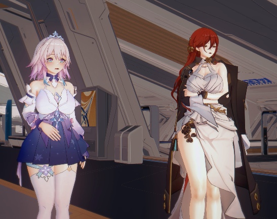 [MMD]xiaochun 三月七&姬子 [1.6G]
