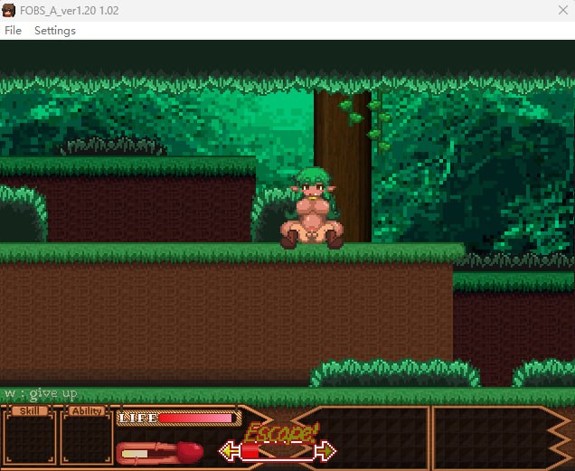 【PC/ACT/像素/动态/魔物娘/无汉化】蓝皮森林 A&B【共156M】【原名：ぶるーすきんの森】