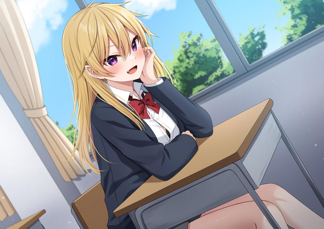 RJ01355007【逢坂成美】 隣の席のヤンキーギャルを助けたら距離感バグり始めた話-ドン引きするほどお前に惚れちまったんだよ【KU100】