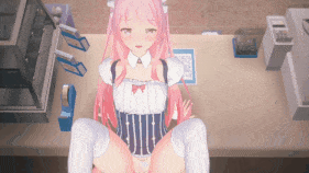 【巨乳 白丝 女仆 口交 吞精 手交 爆操 爆射 中出】新作-[Bangdream it's Mygo!!!!!]千早愛音-Anon Chihaya 2 便利店sex-第10张图片-萌站