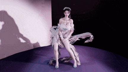 【动画/挑逗/引诱/后入/爆操】[3DNTRVAM] 牛头人爱好者：新赵雪妍-酒吧NTR 性感白丝御姐在男友面前被侵犯中出 [2.4G]
