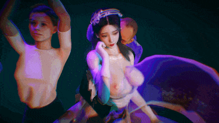【动画/挑逗/引诱/后入/爆操】[3DNTRVAM] 牛头人爱好者：新赵雪妍-酒吧NTR 性感白丝御姐在男友面前被侵犯中出 [2.4G]-第5张图片-萌站