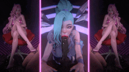 【动画/口交/乘骑/爆操/后入】[3DBBCVAM] MackG4 新作：PROJECT 21 (KDA) 媚黑女团多人淫乱性交派对 [2.27G]-第11张图片-萌站
