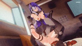 【巨乳 黑丝 扶她 白丝 女仆 骑乘 后入 爆操 爆射 喷潮 中出】新作-118【HSR】 Black swan x Sparkle Futa 黑天鹅x花火 sex [sound-NTR] 星穹铁道-第19张图片-萌站