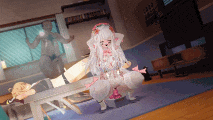 【动画/媚黑/后入/乘骑/口交/中出/爆操】【MMD媚黑注意】贱奴克拉拉的公厕生活 [1V]【300MCV】