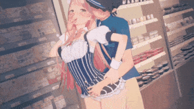【贫乳 白丝 女仆 口交 吞精 手交 骑乘 后入 爆操 爆射 中出】新作-[Bangdream it's Mygo!!!!!]千早愛音-Anon Chihaya 2 便利店sex-第16张图片-萌站