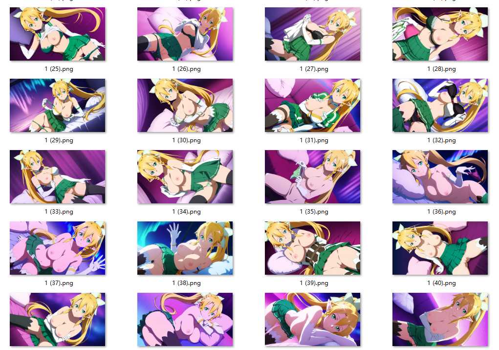 【3K画质/无水印】刀剑神域 莉法的色诱 纯爱篇【93P/441M】