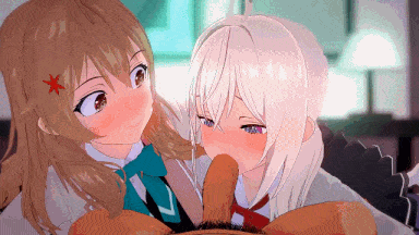 [Peh-koi] ２人一緒にヤリ〇ンイケメンにデレちゃうアーリャさん＆マーシャさん-第4张图片-萌站