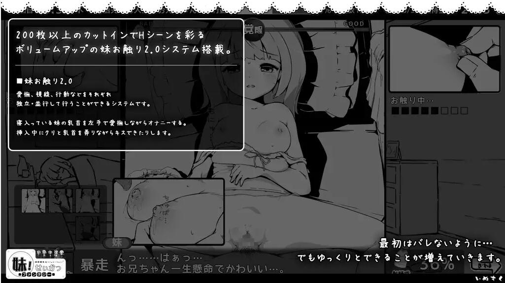 [RPG汉化] 妹相随～黑白世界的缤纷冒险 妹!せいかつ～ファンタジーv2.03 Ver1221 AI汉化版+存档 [百度]-第6张图片-萌站