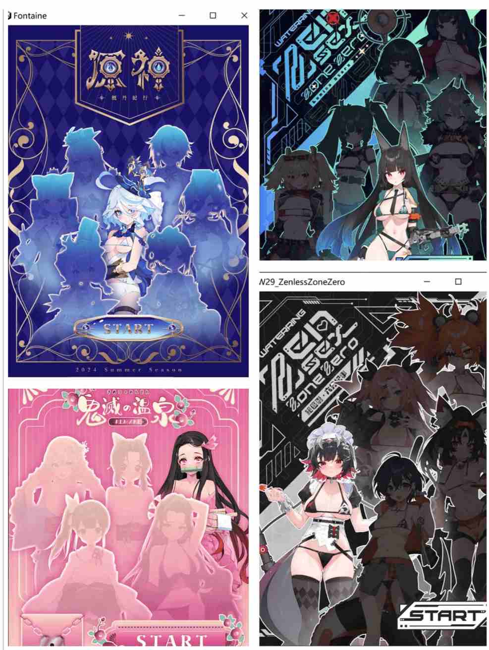 【互动SLG/大合集/无文本】WaterRing制作组大合集：16部互动游戏+107动画+整合视频【11G】-第3张图片-萌站