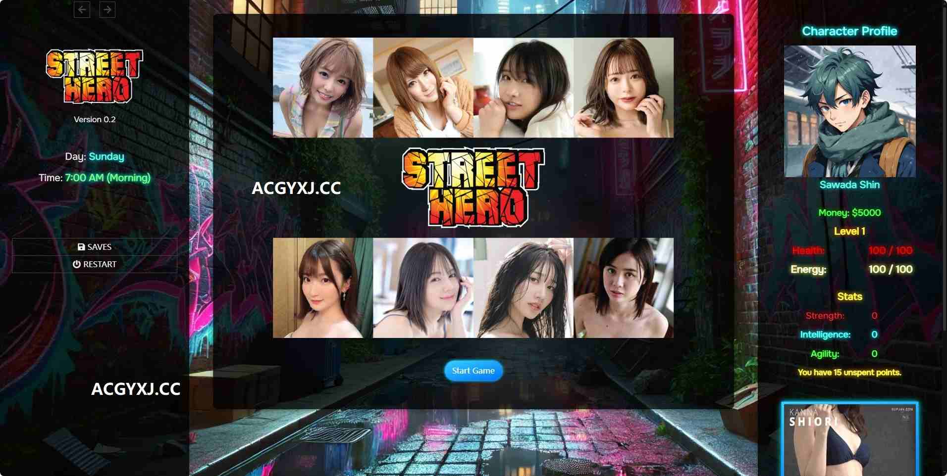 [亚洲风HTML/真人/动态] 街头英雄 Street Hero V0.4a 浏览器转中文 [PC/5.50G]