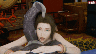 [3D动画/wgqhs] 4月新作：TIFA and AERITH and MINO 蒂法&爱丽丝 真牛头人4P侵犯中出性感女神-第7张图片-萌站