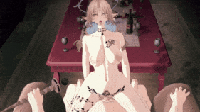 【巨乳 口交 吞精 揉乳 扣穴 骑乘 后入 前后夹击 爆操 爆射 喷潮 中出】新作-芙露德莉斯和赞妮的催眠play［ntr警告，qos警告，配音，鸣潮，wuthering wave，大卡提西亚]-第21张图片-萌站